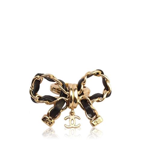 chanel ribbon ring